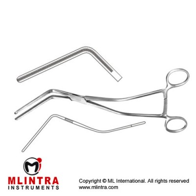 Hayes Atrauma Sigmoid Anastomosis Clamp Stainless Steel, 28 cm - 11" Hayes Atrauma Sigmoid Anastomosis Clamp Stainless Steel, 28 cm - 11"